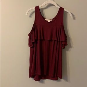 Cold shoulder blouse